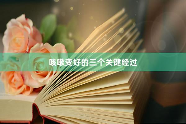 咳嗽变好的三个关键经过